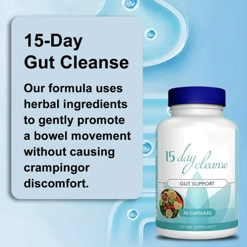 15-Day Gut Cleanse – Gut Support | 30 Capsules