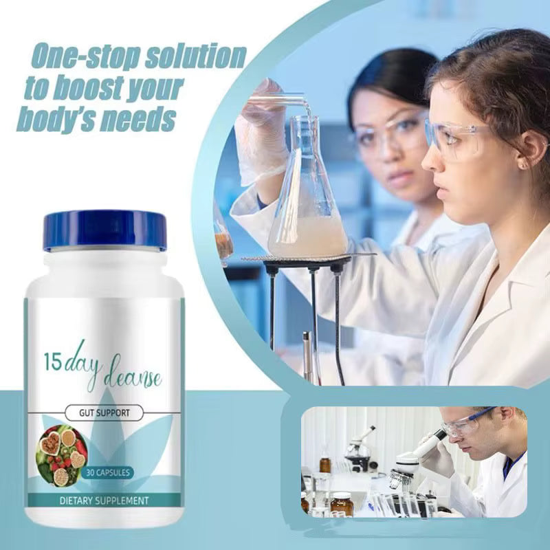 15-Day Gut Cleanse – Gut Support | 30 Capsules